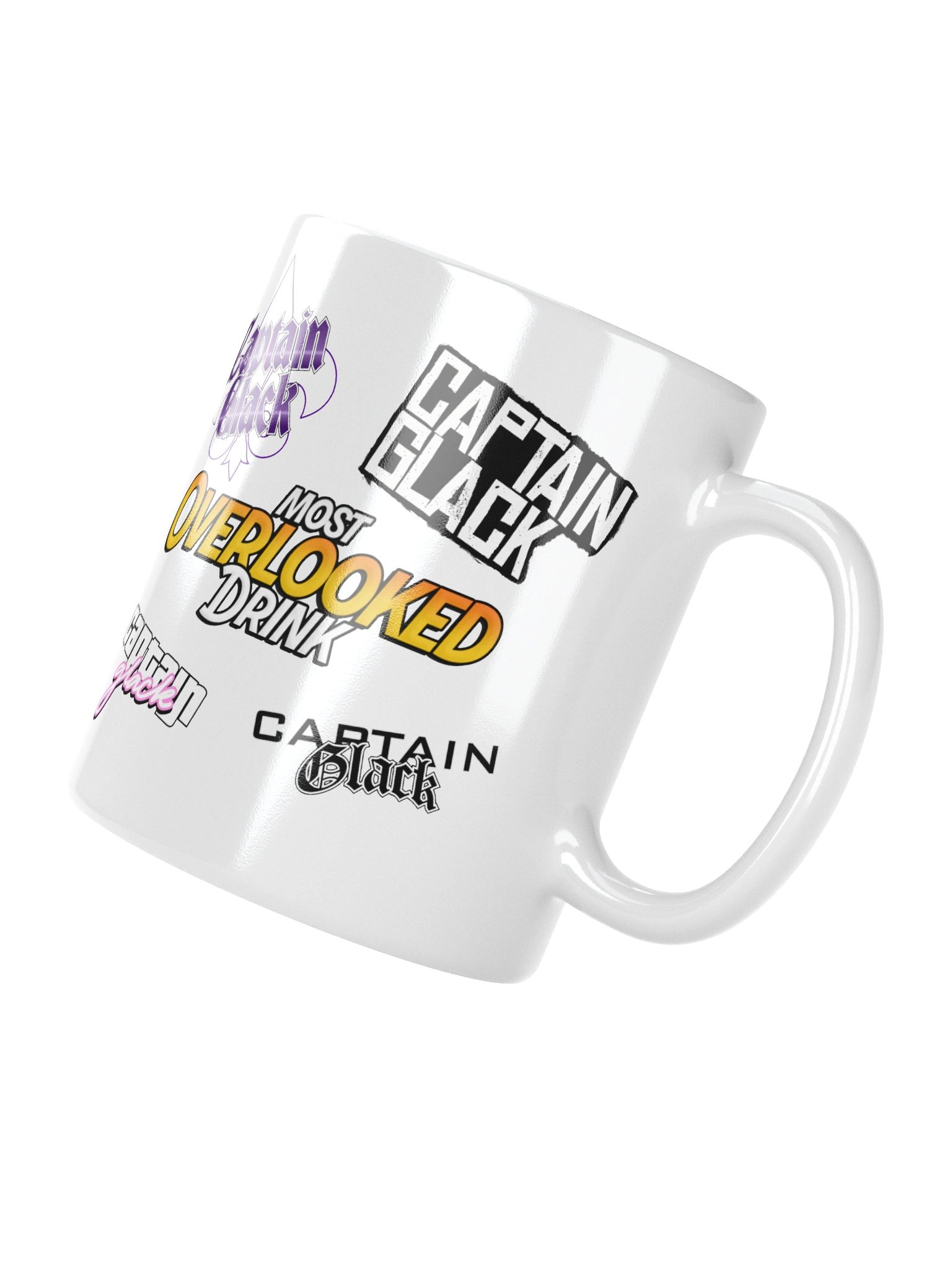 Logo Overload Glossy White Mug product image (4)