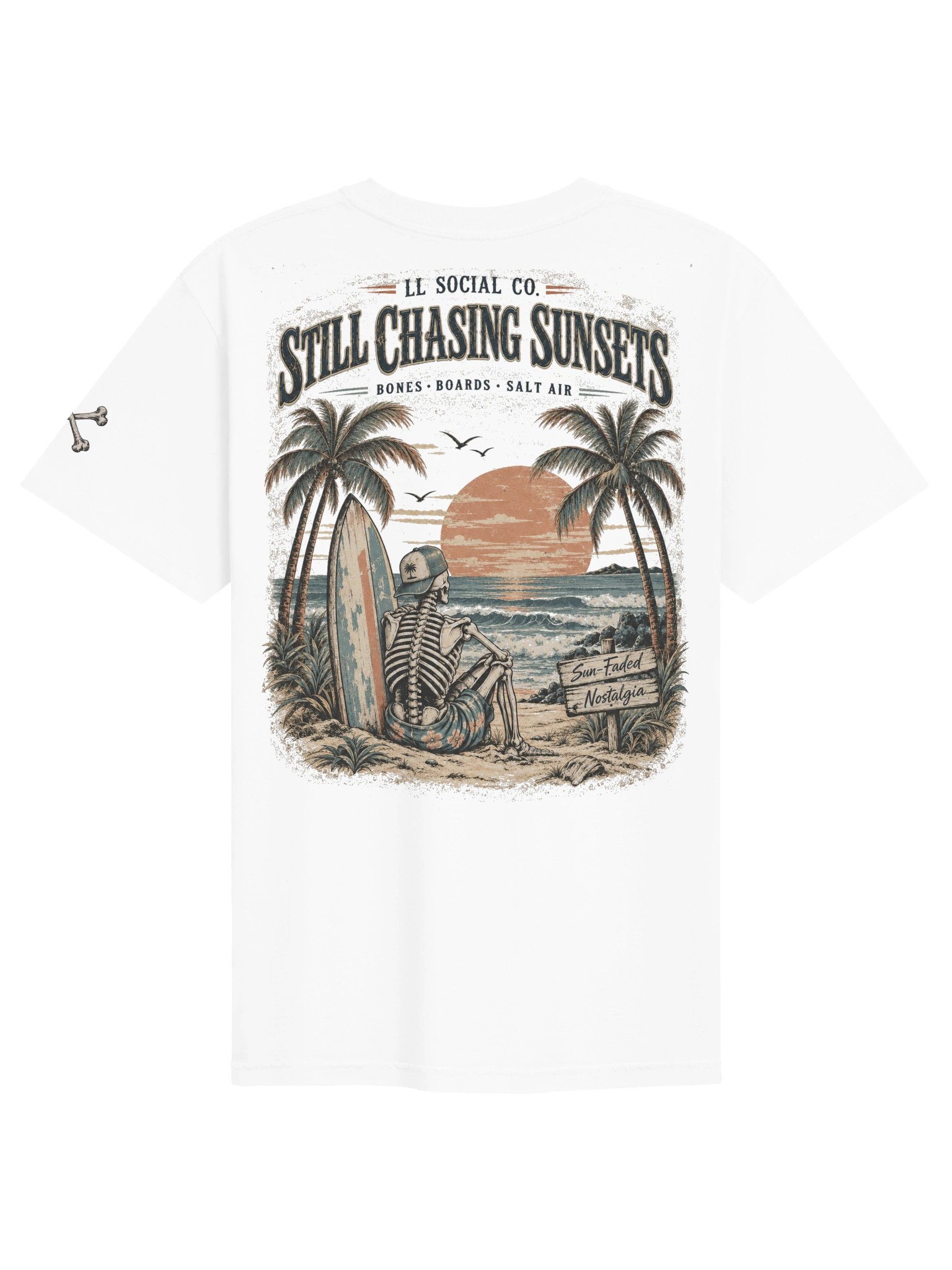Still Chasing Sunsets Comfort Colors Tee — Coastal Skellie Edit product image (2)