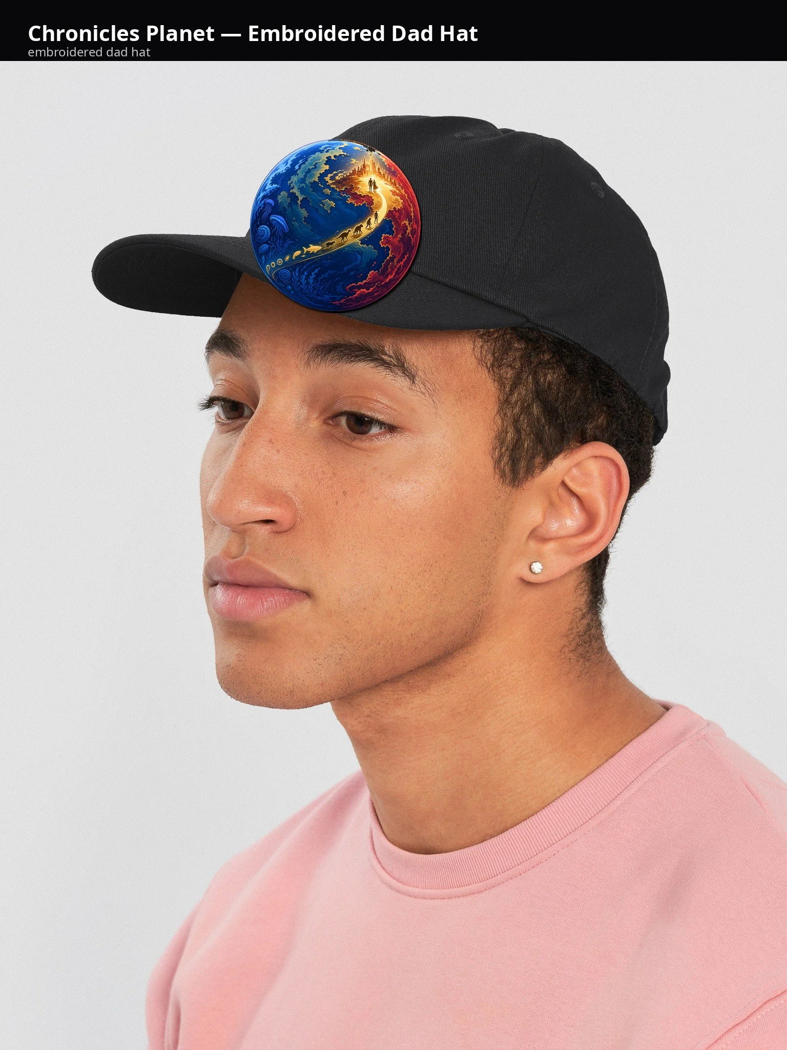 Chronicles Planet — Embroidered Dad Hat - 30_AVQ