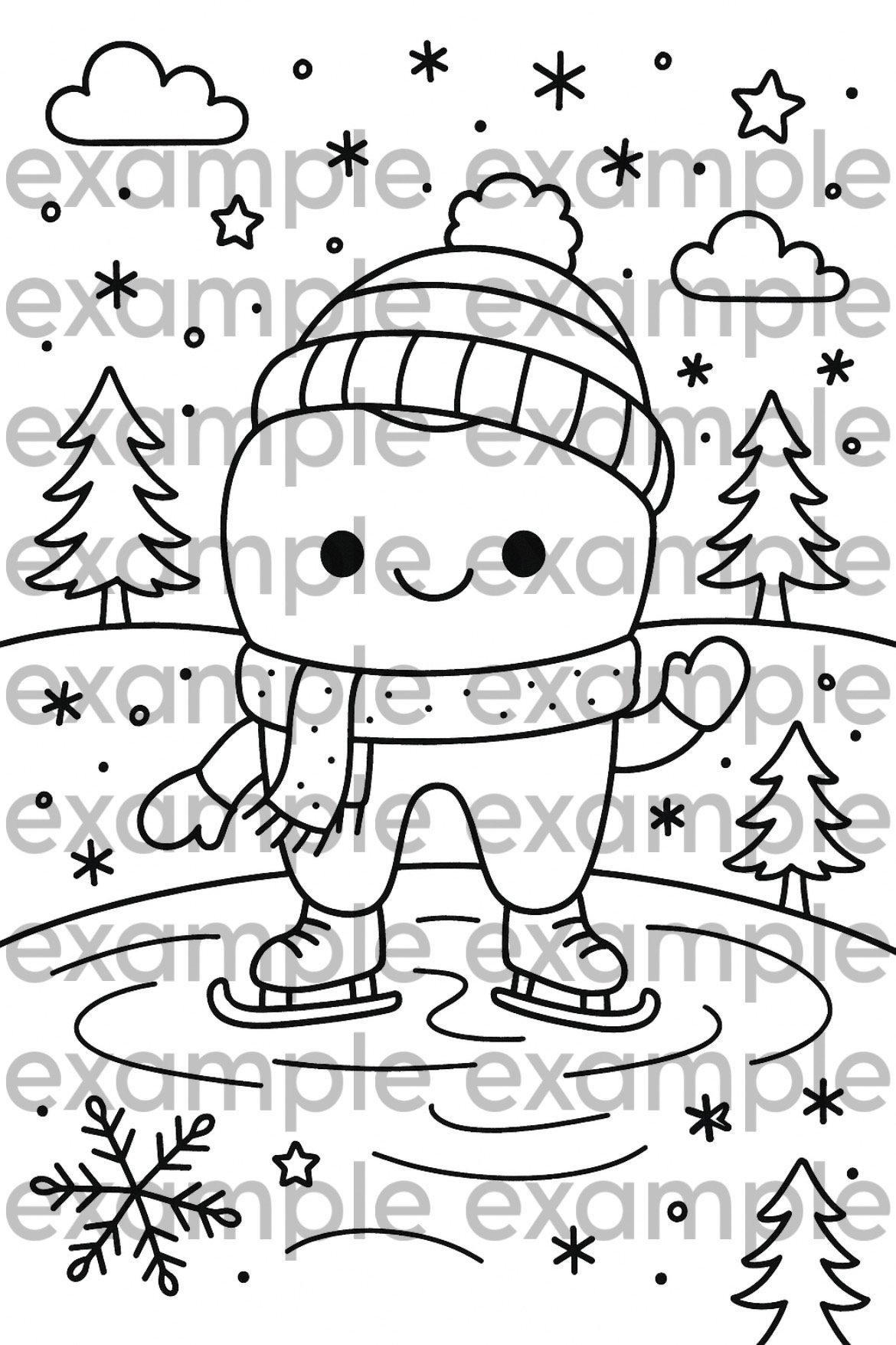 Winter Wonderland Coloring Pages product image (5)