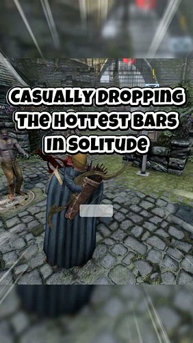 When you drop the hottest Freestyle in the Streets of Solitude in Skyrim RP
Server: Daedric Online
°
#skyrim #skyrimrp #skyri...