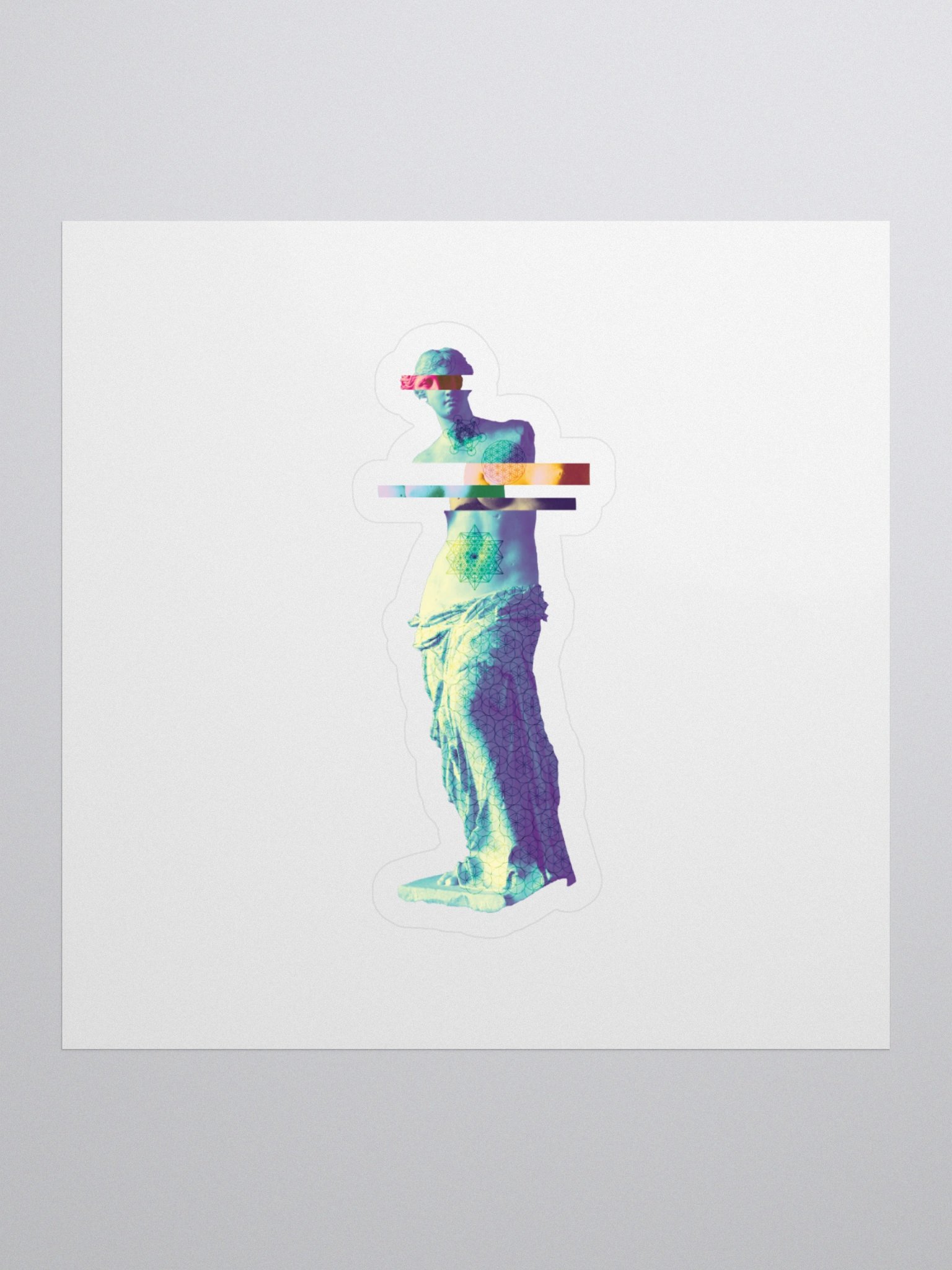 Vaporwave Aphrodite Sticker product image (1)