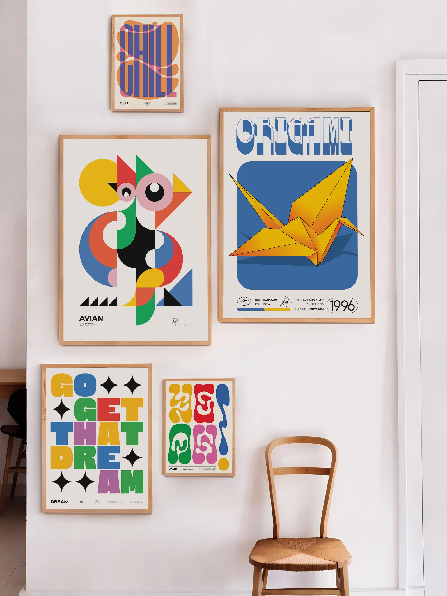"ORIGAMI" Framed Poster product image (35)