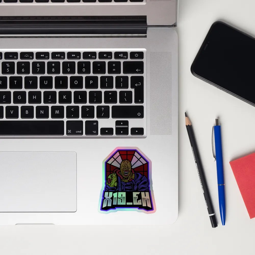 Holo logo sticker product image (10)