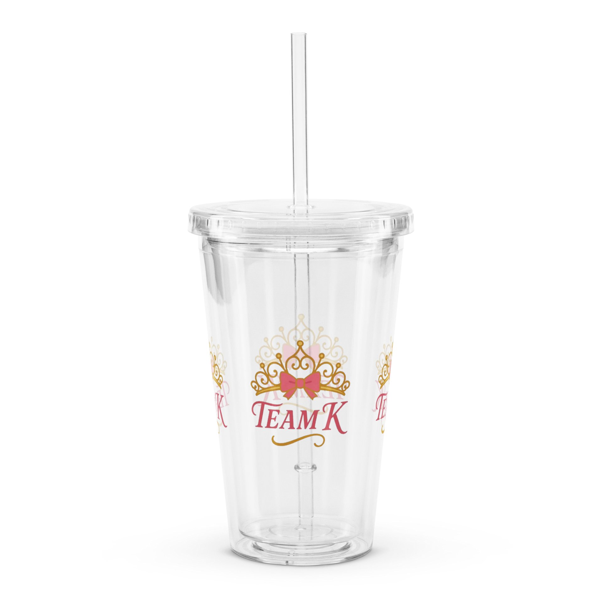 Team K (V-1) Clear Plastic Tumbler product image (3)