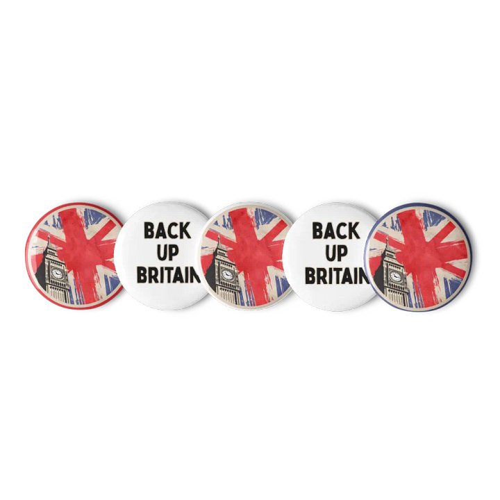 British Pride Pin Button Set product image (3)