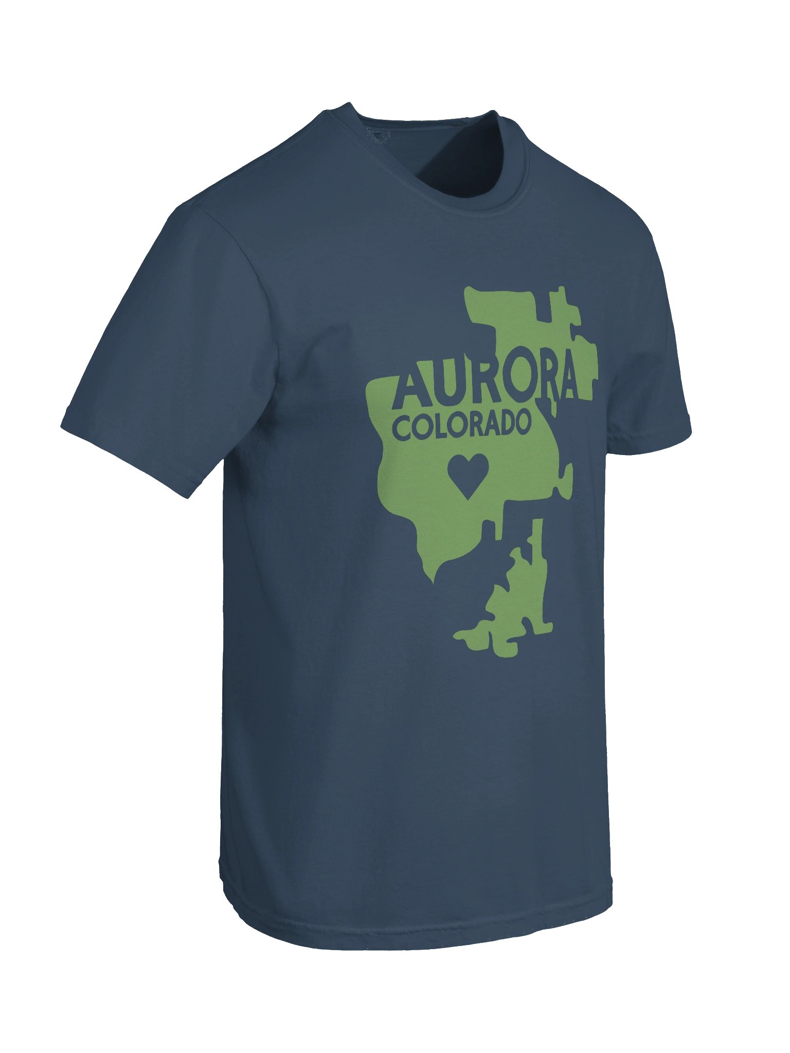 Aurora Map T-shirt (Green) product image (8)