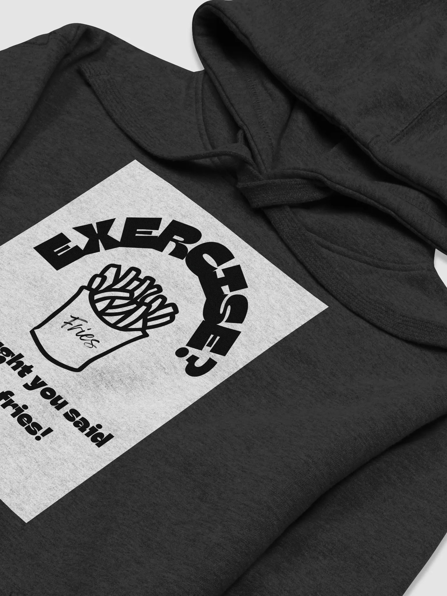 Exercise? Extra Fries Hoodie product image (20)