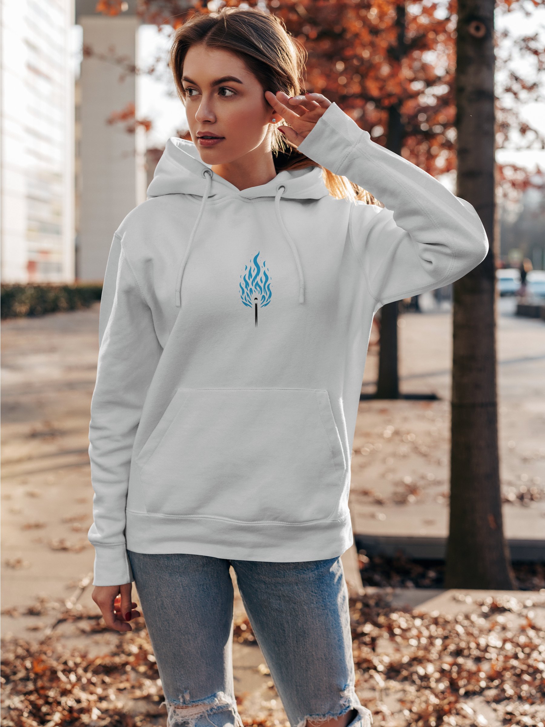 Fireside Blue Flame Pullover product image (1)