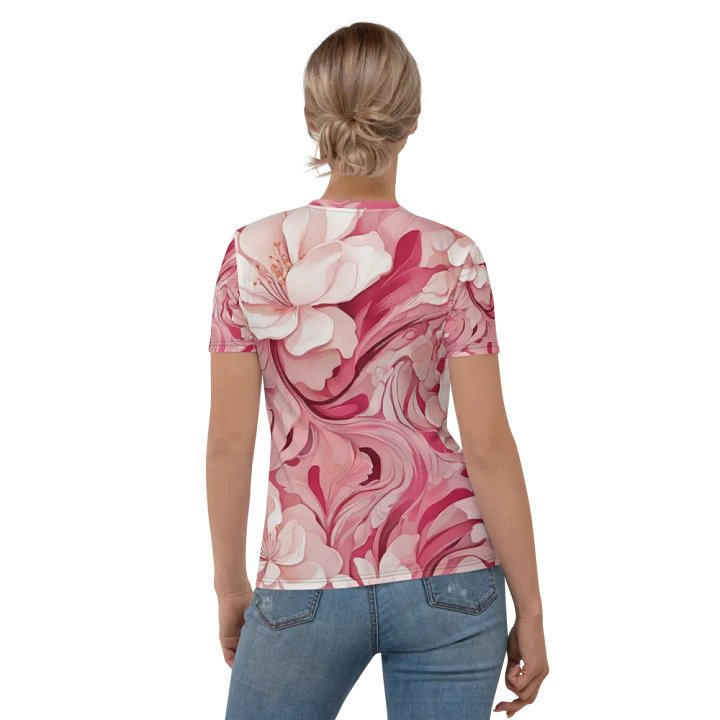 Pink & white abstract pattern product image (2)