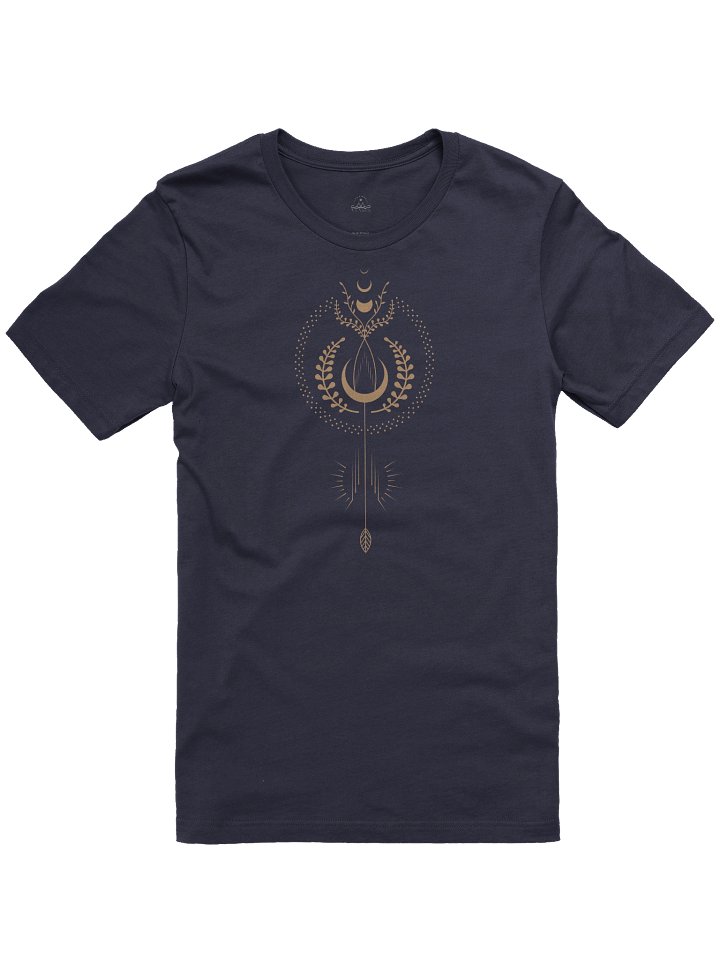 Navy Tee – Celestial Glyph Design product image (1)