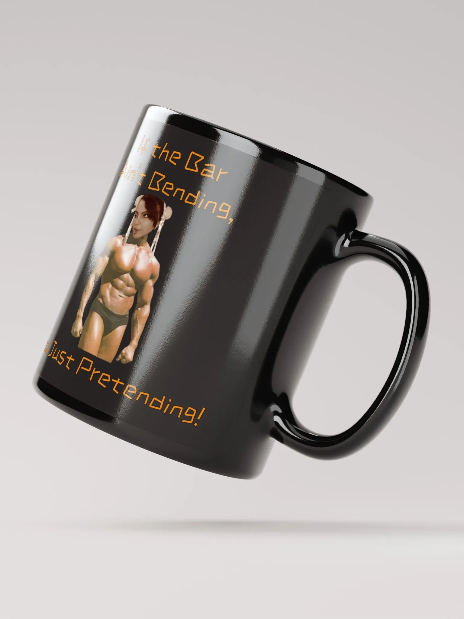 If The Bar Ain't Bending Black Mug product image (2)