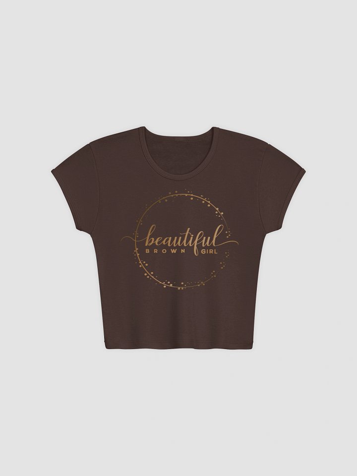 Beautiful Brown Girl Signature Crop Top product image (11)