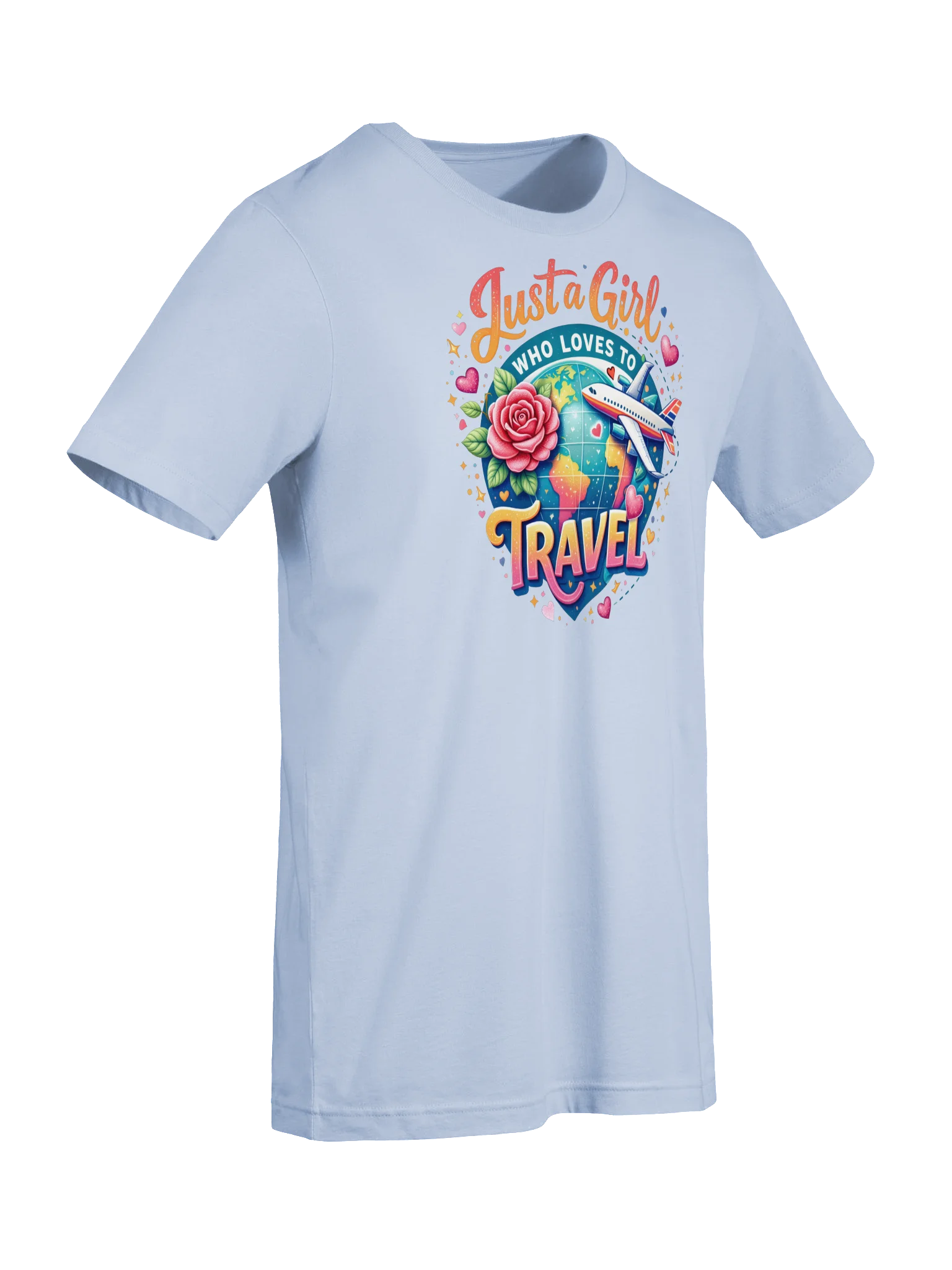 Just a Girl Who Loves to Travel T-Shirt product image (7)