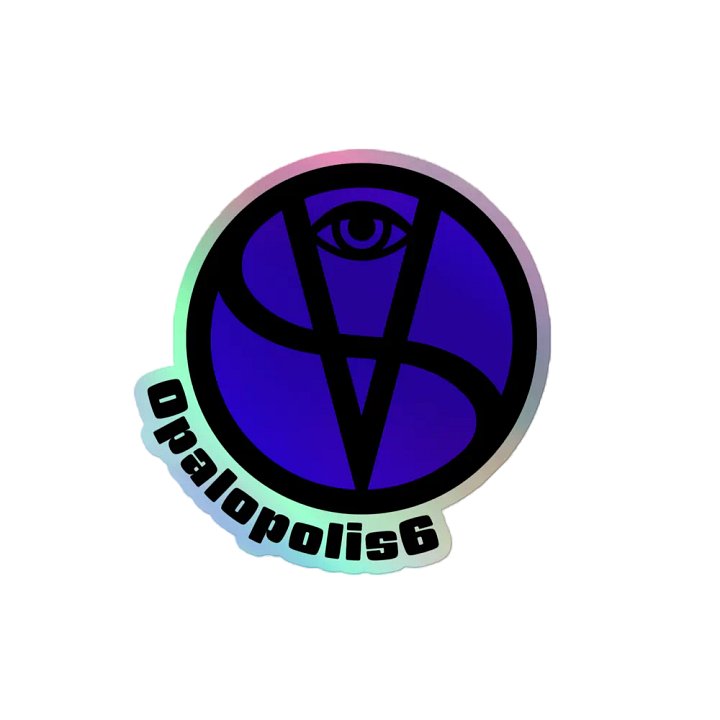 O.P. Logo w/ Name | Holographic Sticker product image (2)