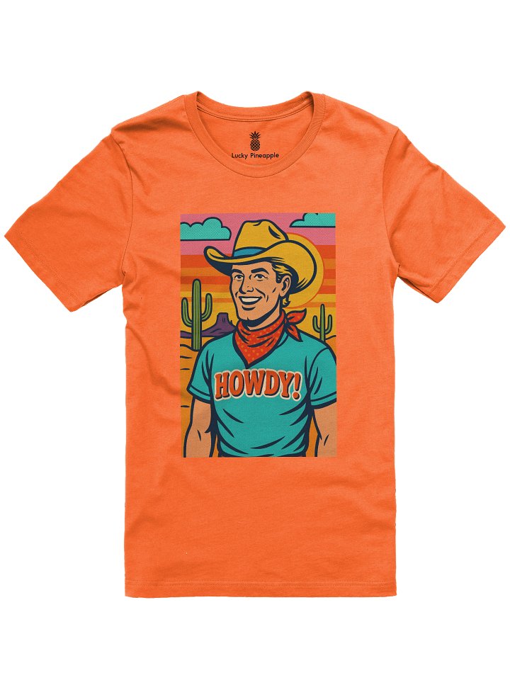 Howdy! 1950's Neon Cowboy Texas Concert Tee Fit Unisex T-Shirt product image (13)