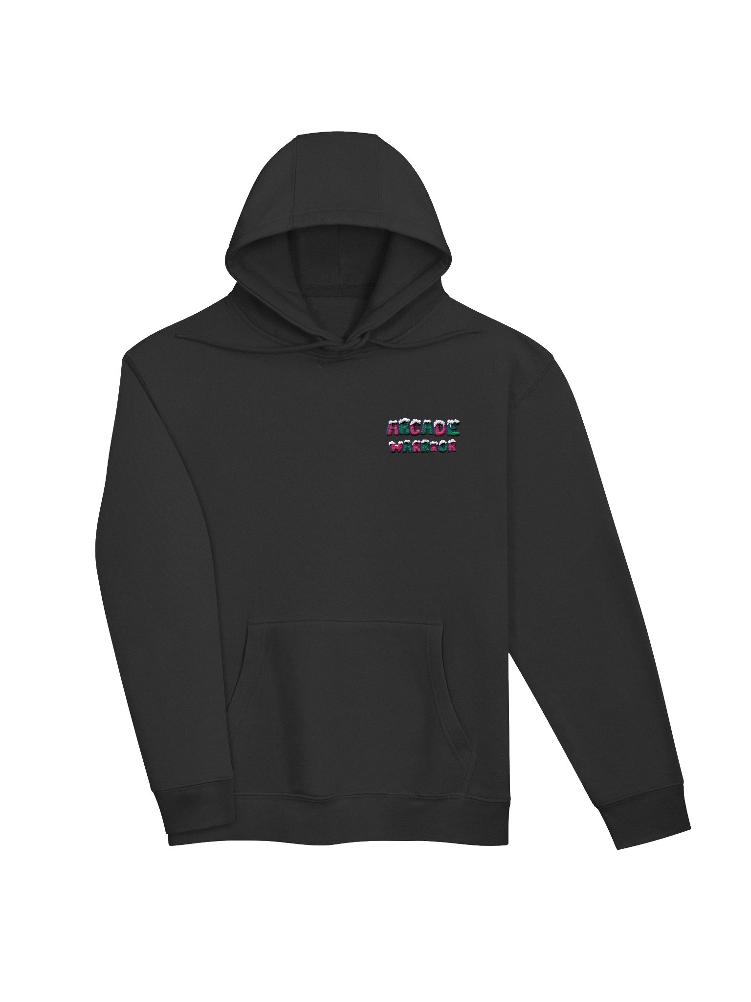 Arcade Warrior Holiday Logo Unisex Pocket Logo Embroidered Hoodie 2025 product image (20)