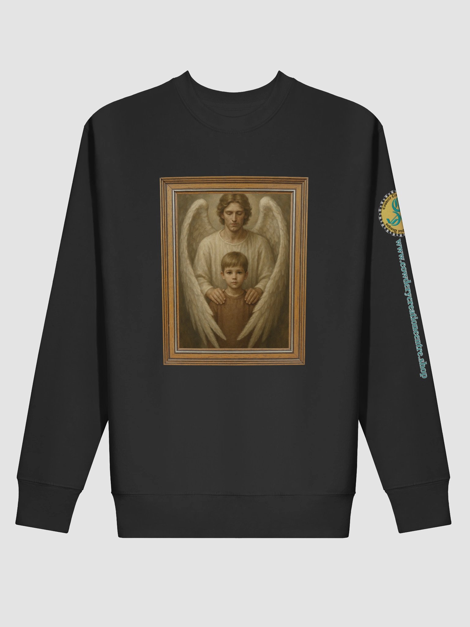 Angels Watch Over Them (Male) Cotton Heritage Premium Sweatshirt product image (16)