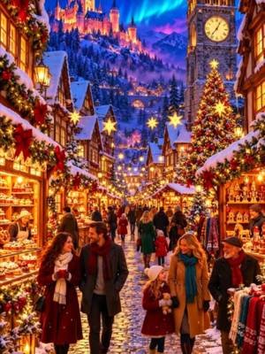 POV: You Walk Into the Christmas Village of Your Dreams