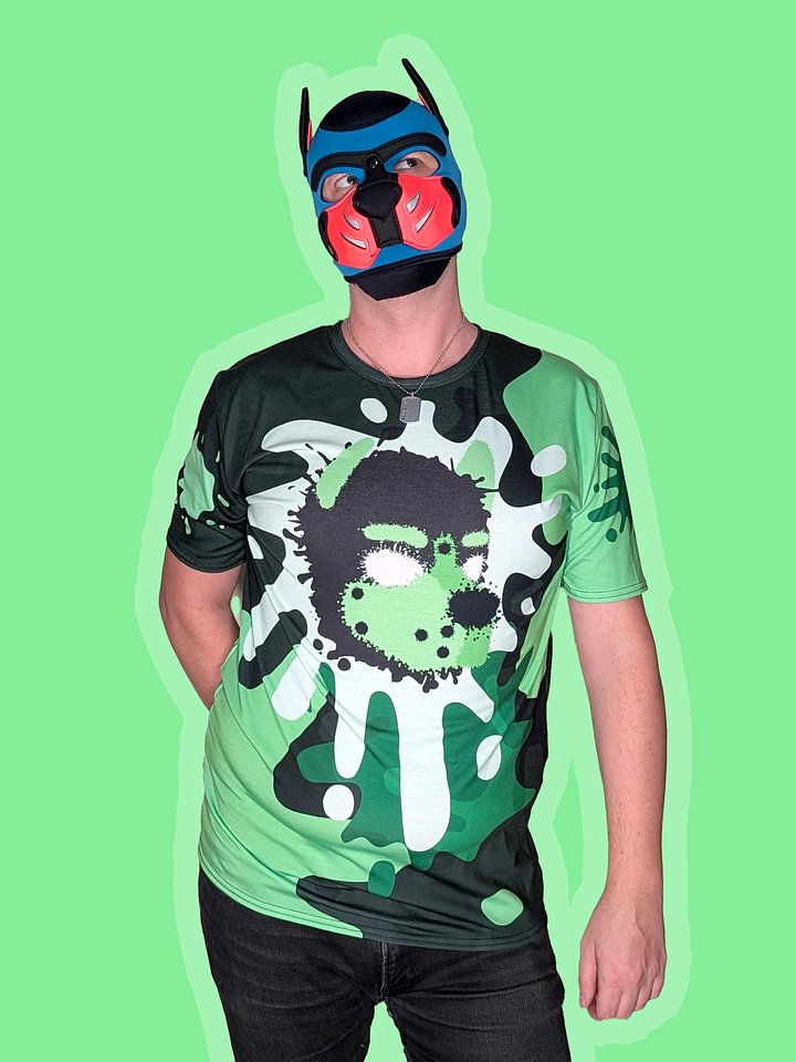Chaos Splatter Shirt - Lime Green product image (1)