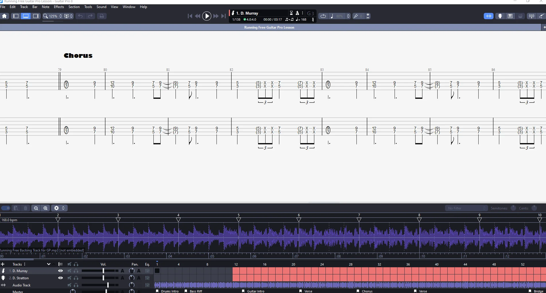 Running Free | PDF Tab + Guitar Pro | Iron Maiden product image (3)