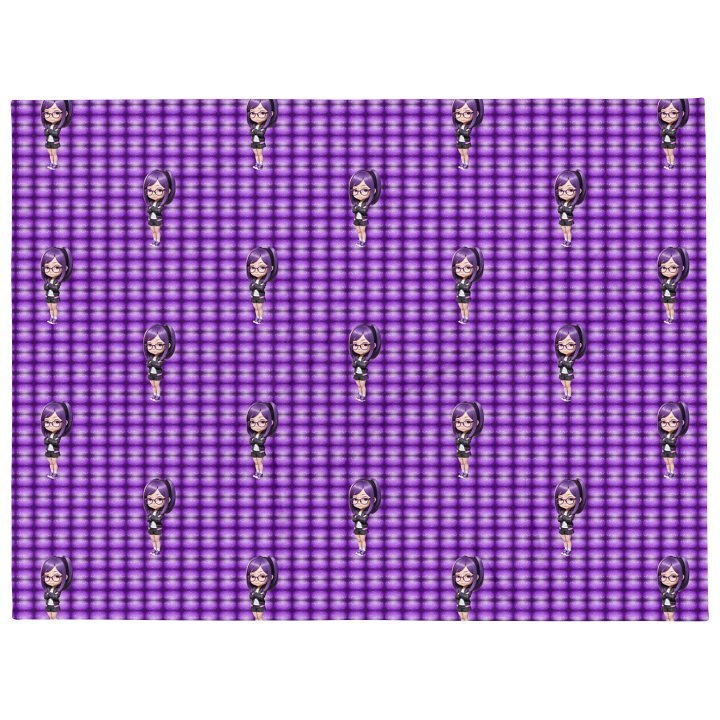 (Purple CHIBI) K Throw Blanket product image (2)