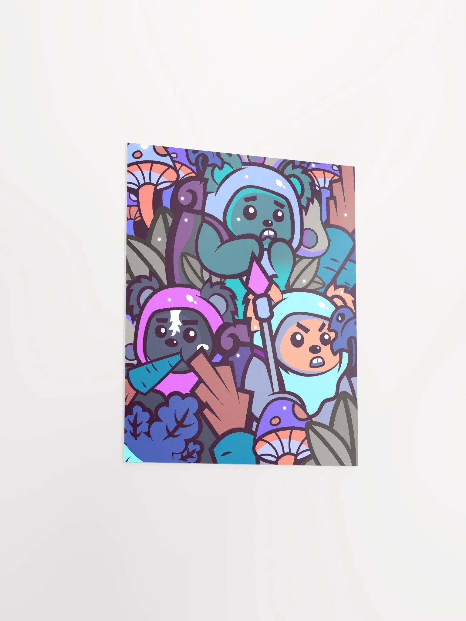 Night Bear Garden Poster Print product image (14)