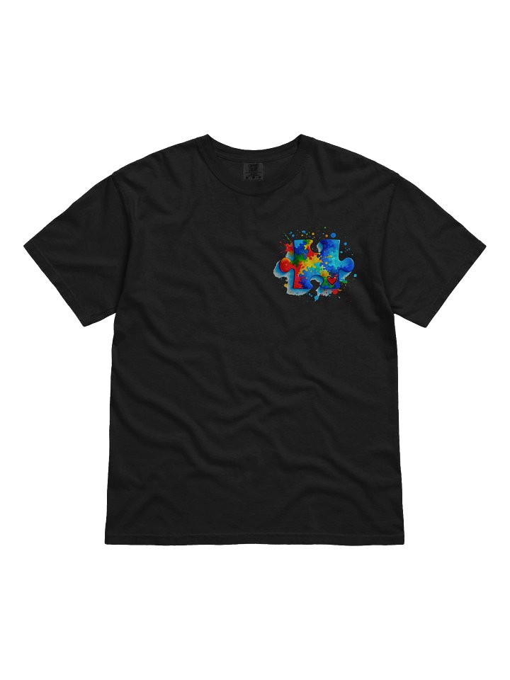Tism Puzzle Heart T-Shirt product image (1)