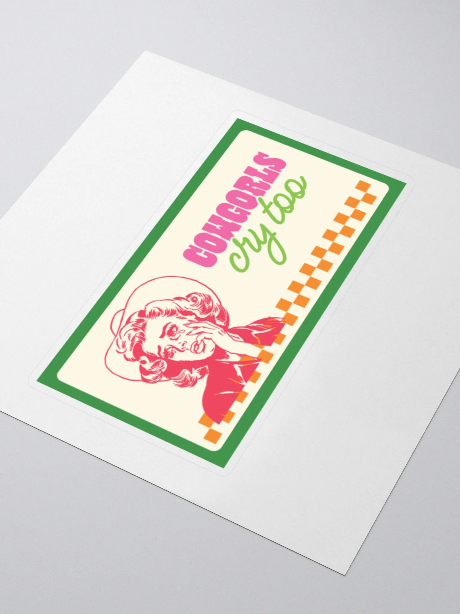 cowgorls cry too sticker product image (7)