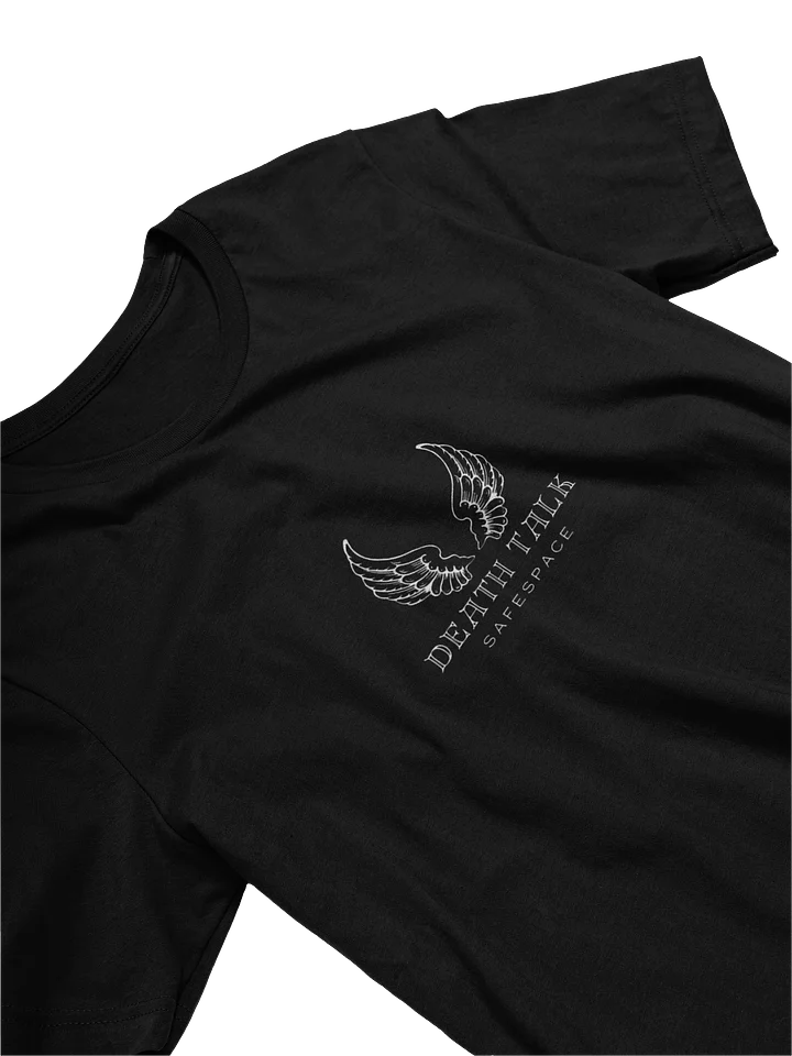 T-Shirt (Unisex) - Death Talk Safe Space (Angel Wings) on Black product image (2)