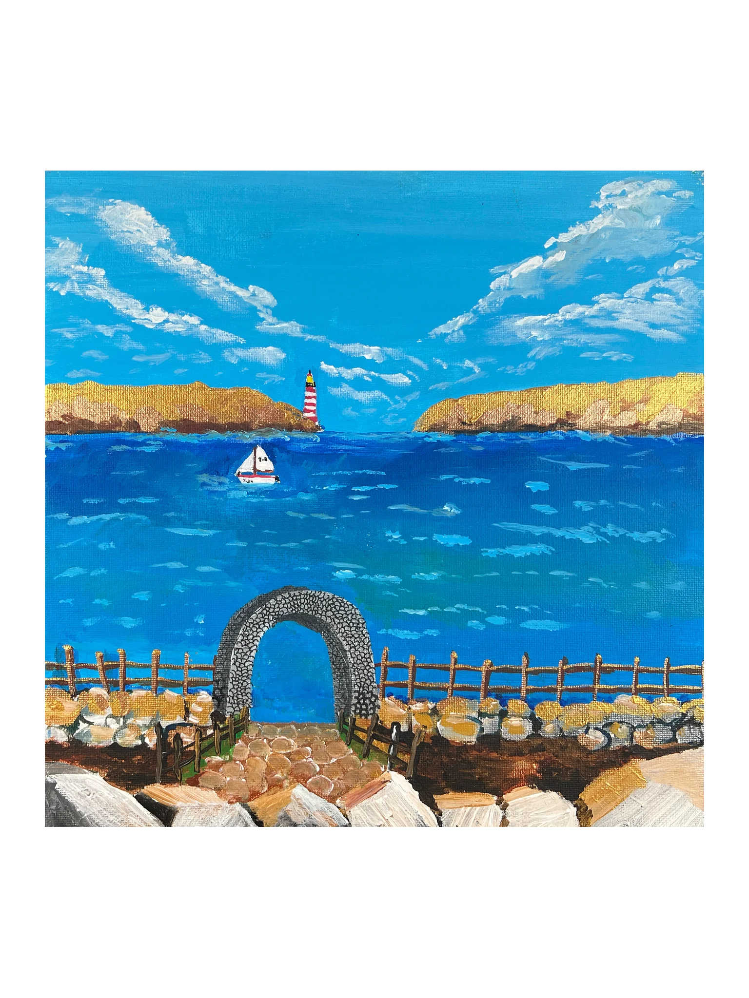 Beyond the Stone Arch — One-of-a-Kind Original Painting product image (1)