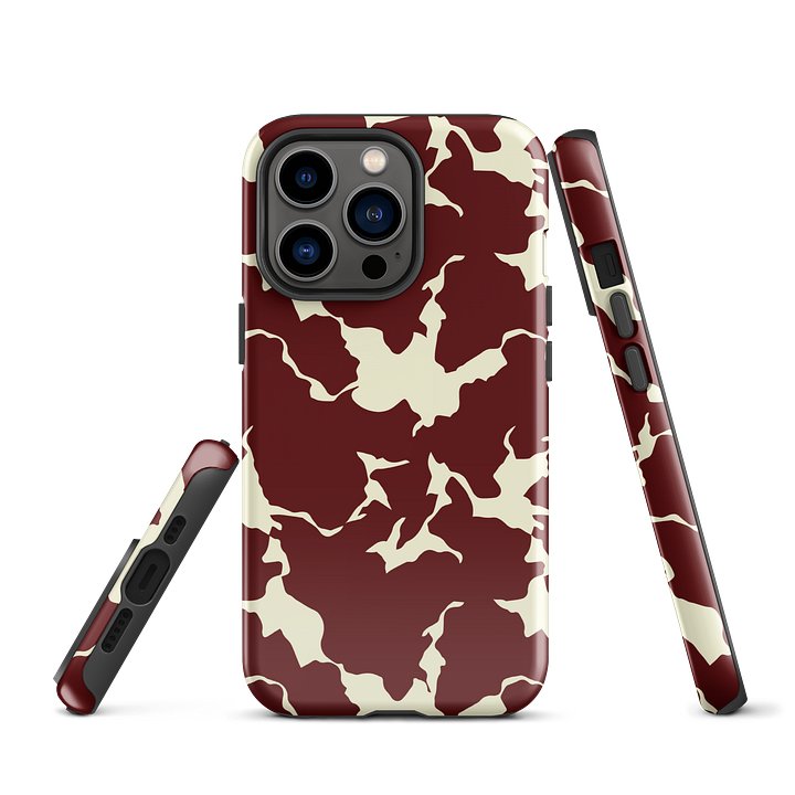 Bordeaux Fractures iPhone Case product image (2)