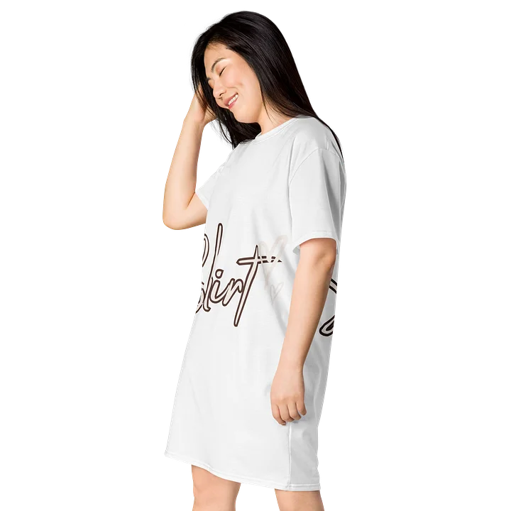 Heartfelt Script All-Over T-Shirt Dress product image (2)