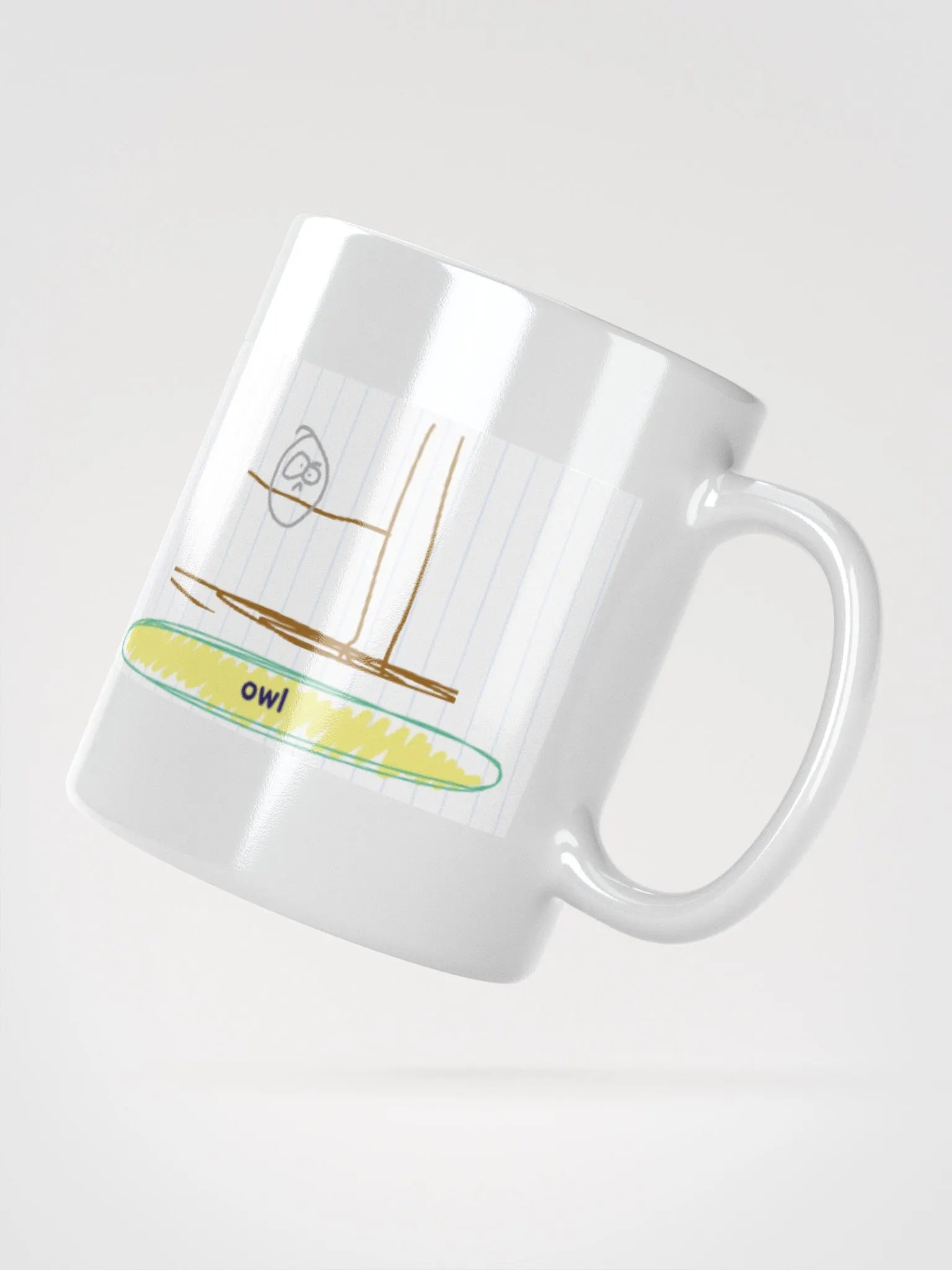 Owl mug product image (2)