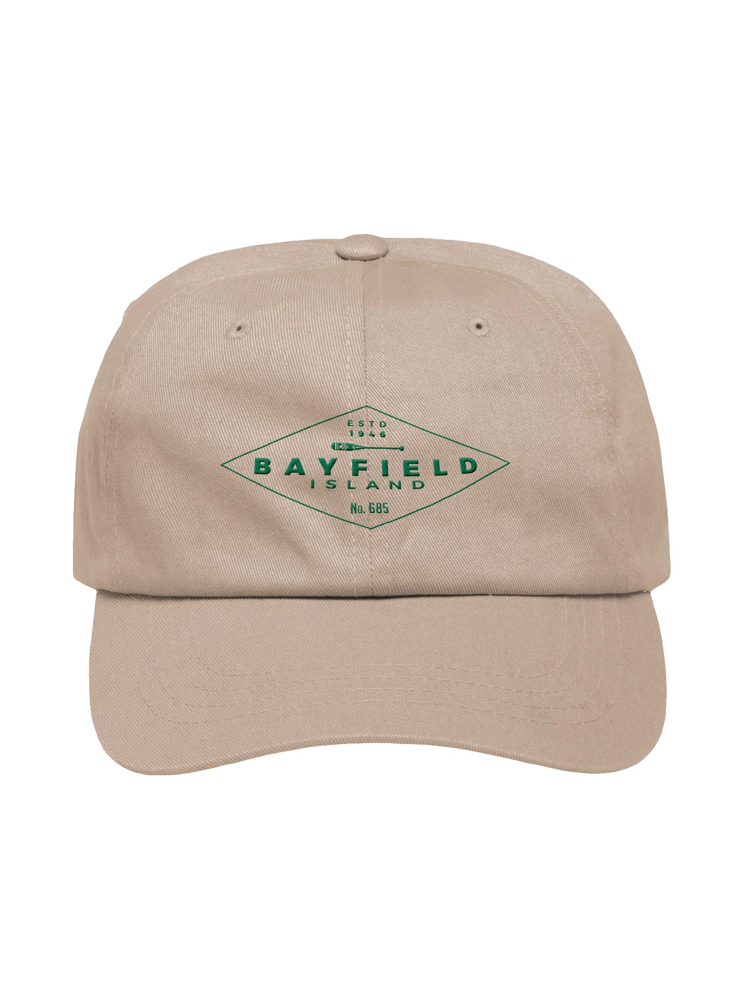 Bayfield Island ESTD 1946 Logo Dad Hat product image (1)