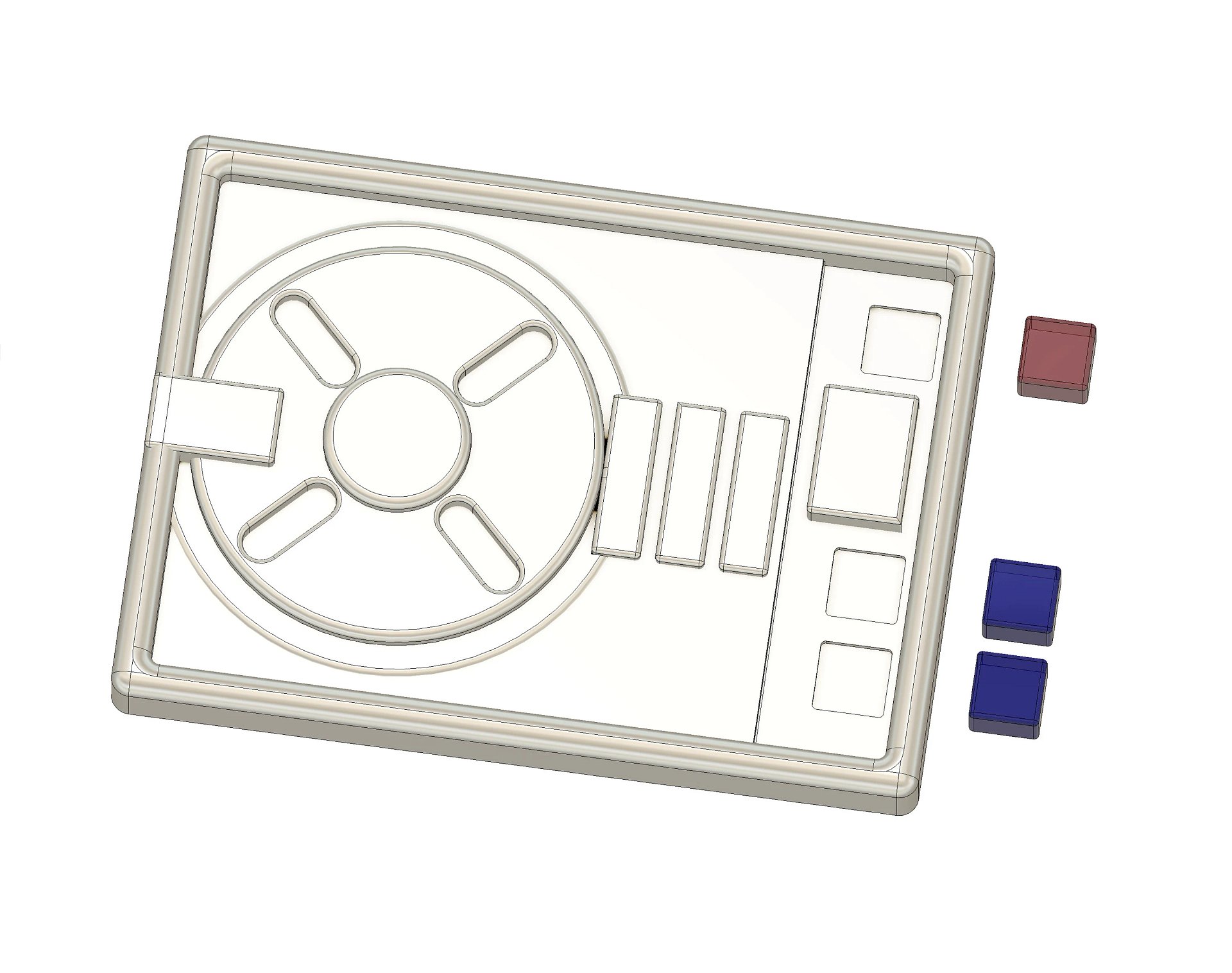 Star Wars The Acolyte Osha Civilian Comm Badge 3D Model product image (2)
