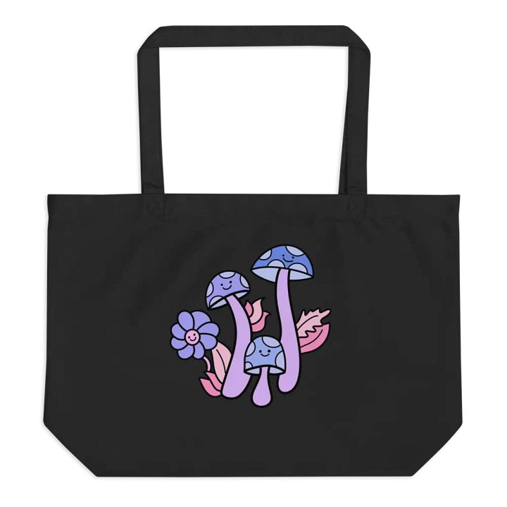 Smiling Mushroom Garden Tote Bag product image (2)
