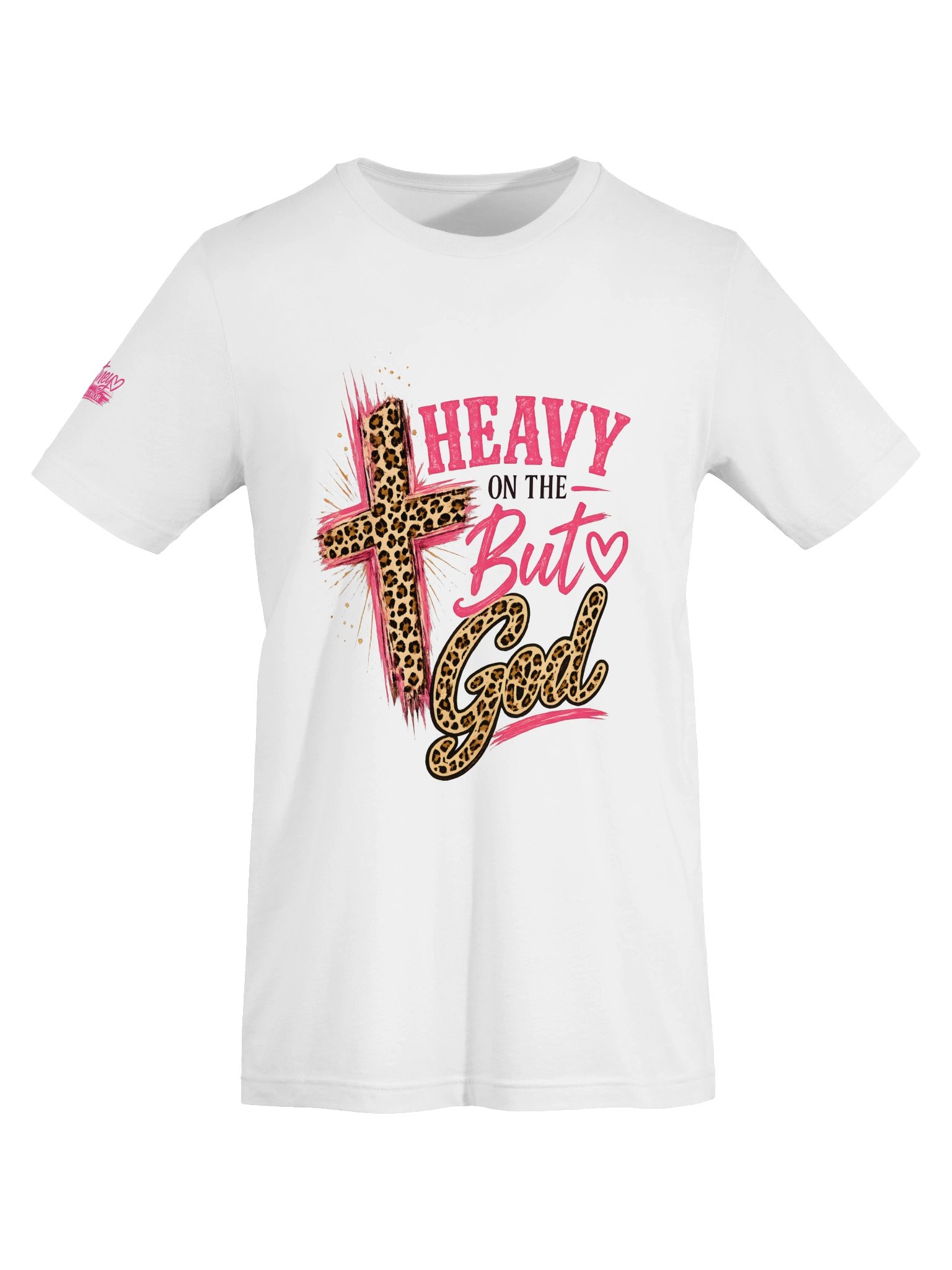 Heavy on the "But God" Christian Bella+Canvas Tee product image (10)