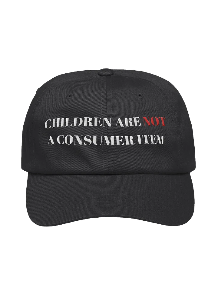 CHILDREN ARE NOT A CONSUMER ITEM HAT product image (1)
