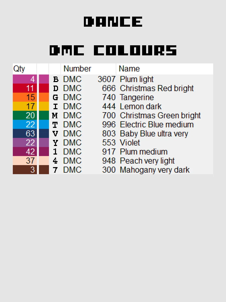 Dance Pixel Art product image (4)