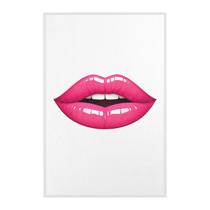 Pink Lips Office Rug product image (1)