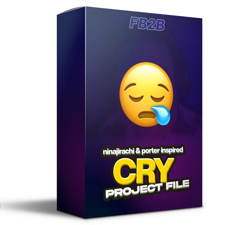 How to make EDM drop like Ninajirachi & Porter Project File, "CRY" product image (1)