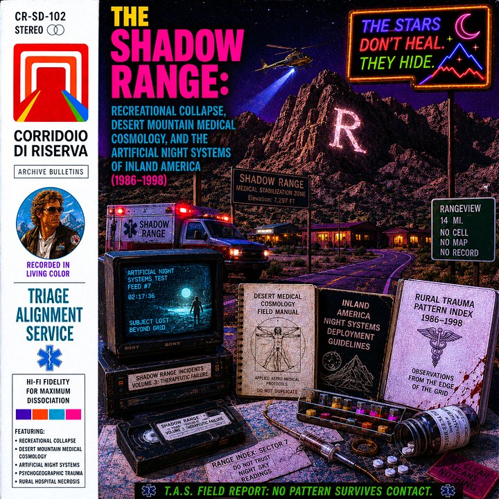 CR-SD-102: TRIAGE ALIGNMENT SERVICE – The Shadow Range - EM Press Graphic Novel + Companion Soundtrack product image (1)
