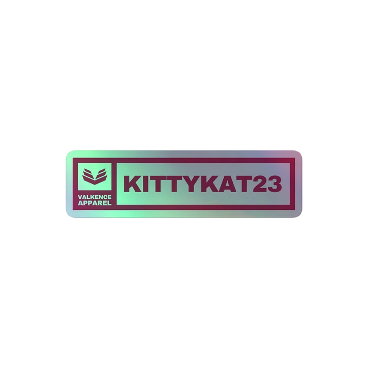 Kittykat23 Kiss-Cut Holographic Sticker - Cherry product image (2)