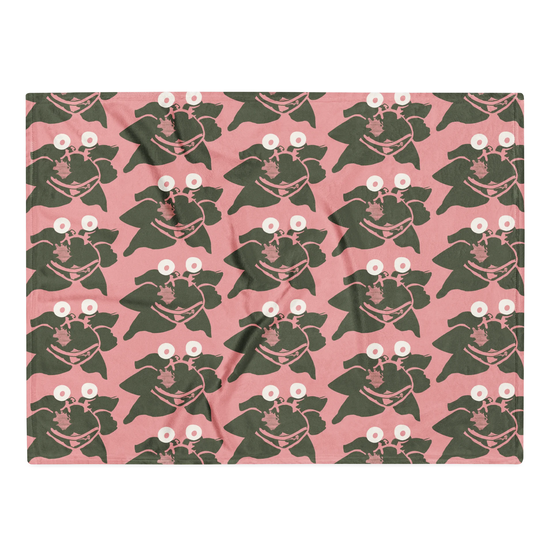 Cute Retro Critter Throw Blanket product image (2)