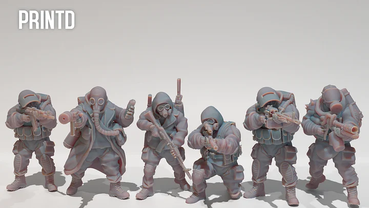 After the Fall Part 2 - Post Apocalyptic Zona Alpha Wargame Hobby Resin Scale Models product image (2)