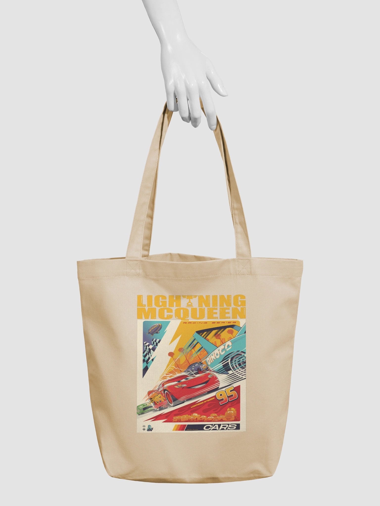 Econscious Retro Racer Tote — Lightning McQueen Poster product image (3)