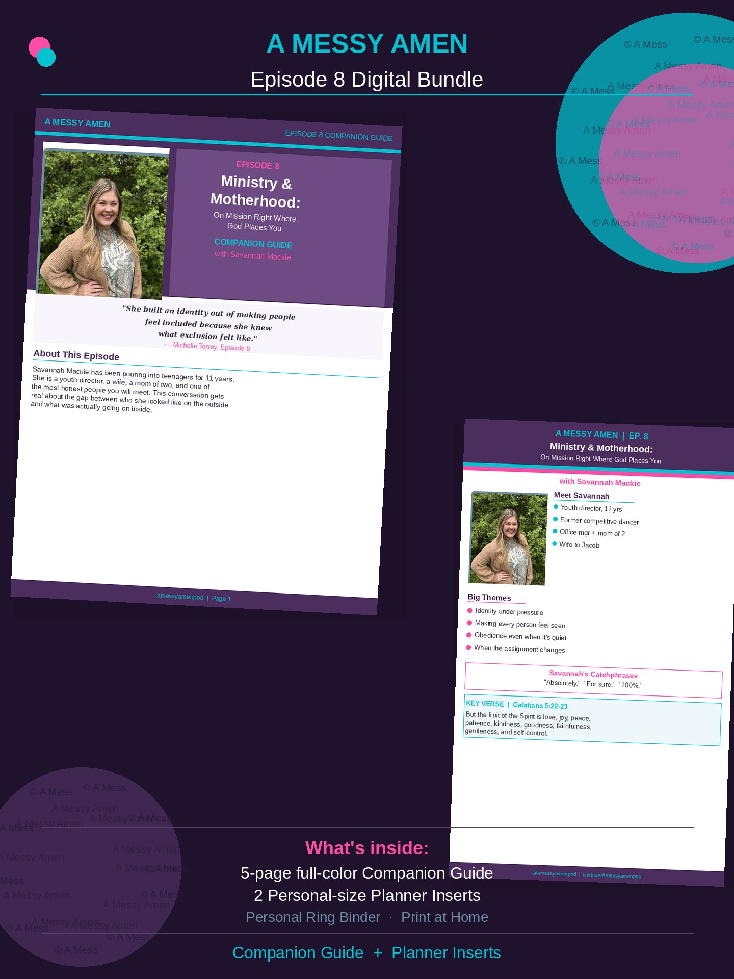 Ministry & Motherhood | Ep. 8 Digital Bundle product image (1)