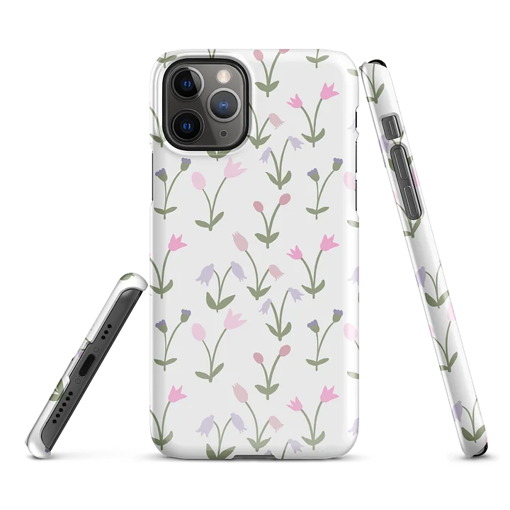 TULIP AND BLUE BELLS FLOWER iPhone® Snap Case product image (2)