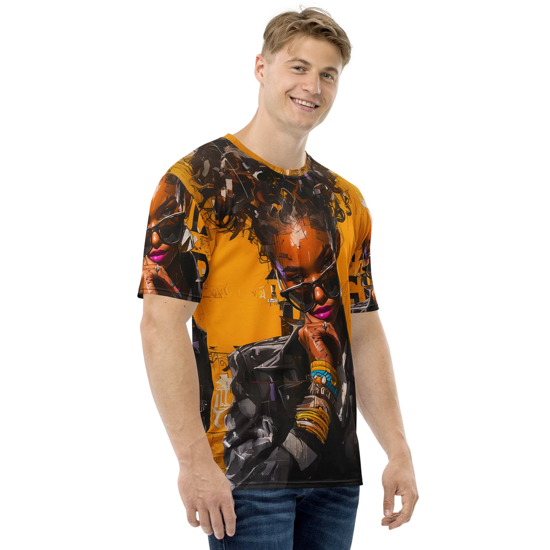 Lit Projecktz Lit Vibin' AOP Graphic Tee product image (6)